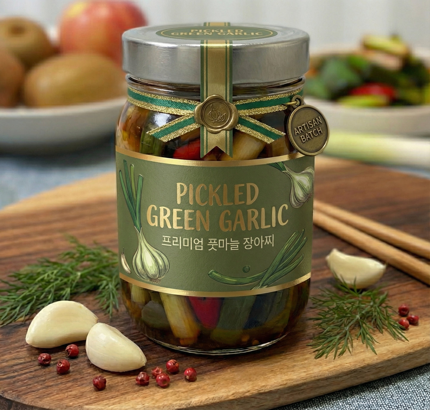 [Jeju Hong Food] Pickled Green Garlic Type 4